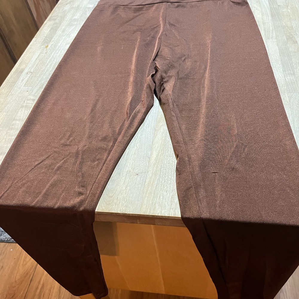 Brown shein leggings